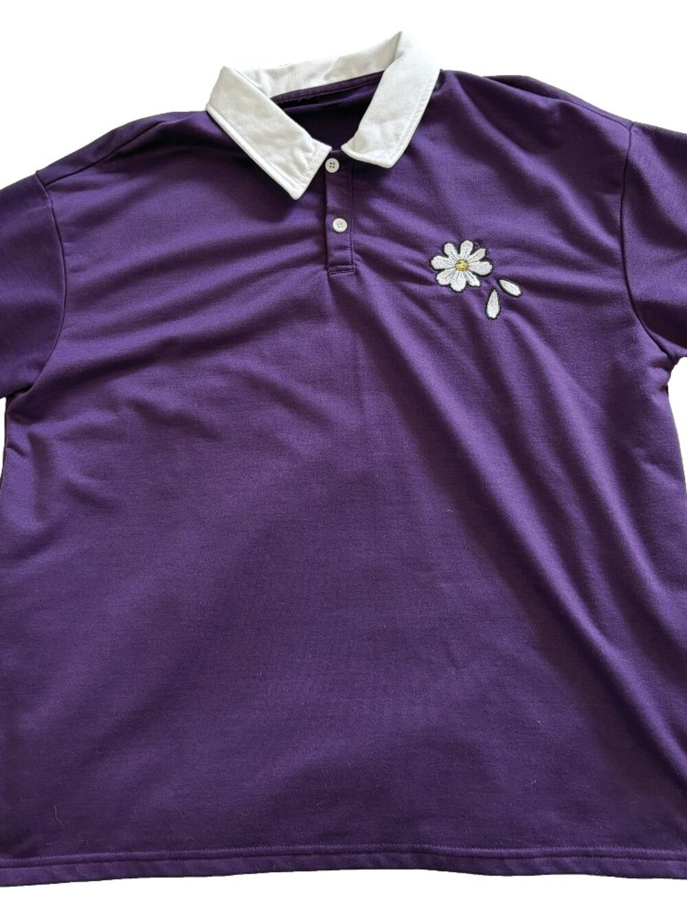 Love me Not Purple Polo Shirt